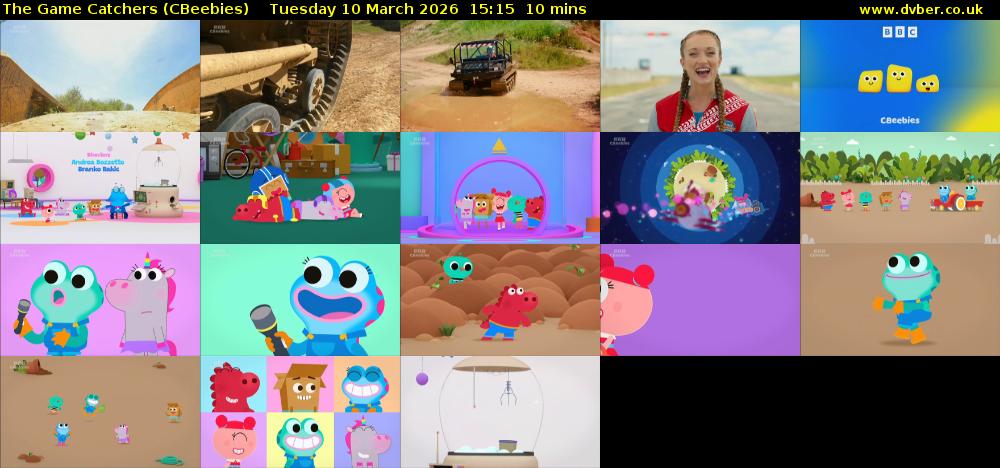 The Game Catchers (CBeebies) Tuesday 10 March 2026 15:15 - 15:25