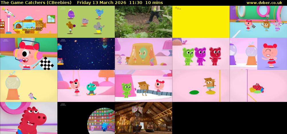 The Game Catchers (CBeebies) Friday 13 March 2026 11:30 - 11:40