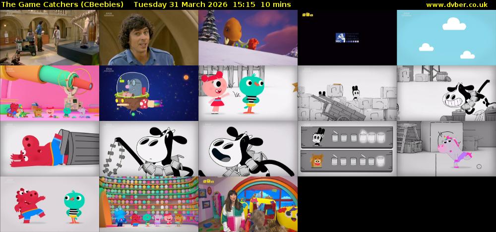 The Game Catchers (CBeebies) Tuesday 31 March 2026 15:15 - 15:25