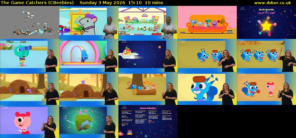 The Game Catchers (CBeebies) Sunday 3 May 2026 15:10 - 15:20