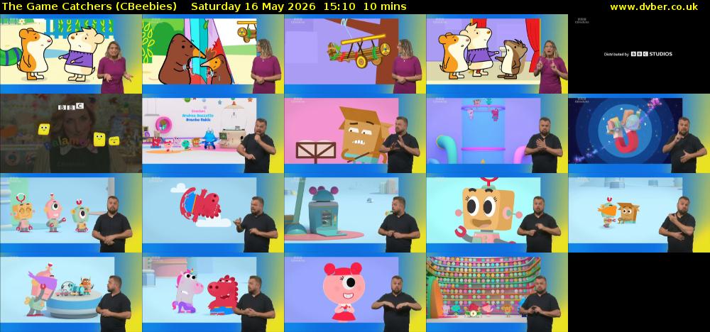 The Game Catchers (CBeebies) Saturday 16 May 2026 15:10 - 15:20