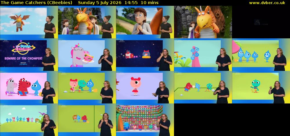 The Game Catchers (CBeebies) Sunday 5 July 2026 14:55 - 15:05