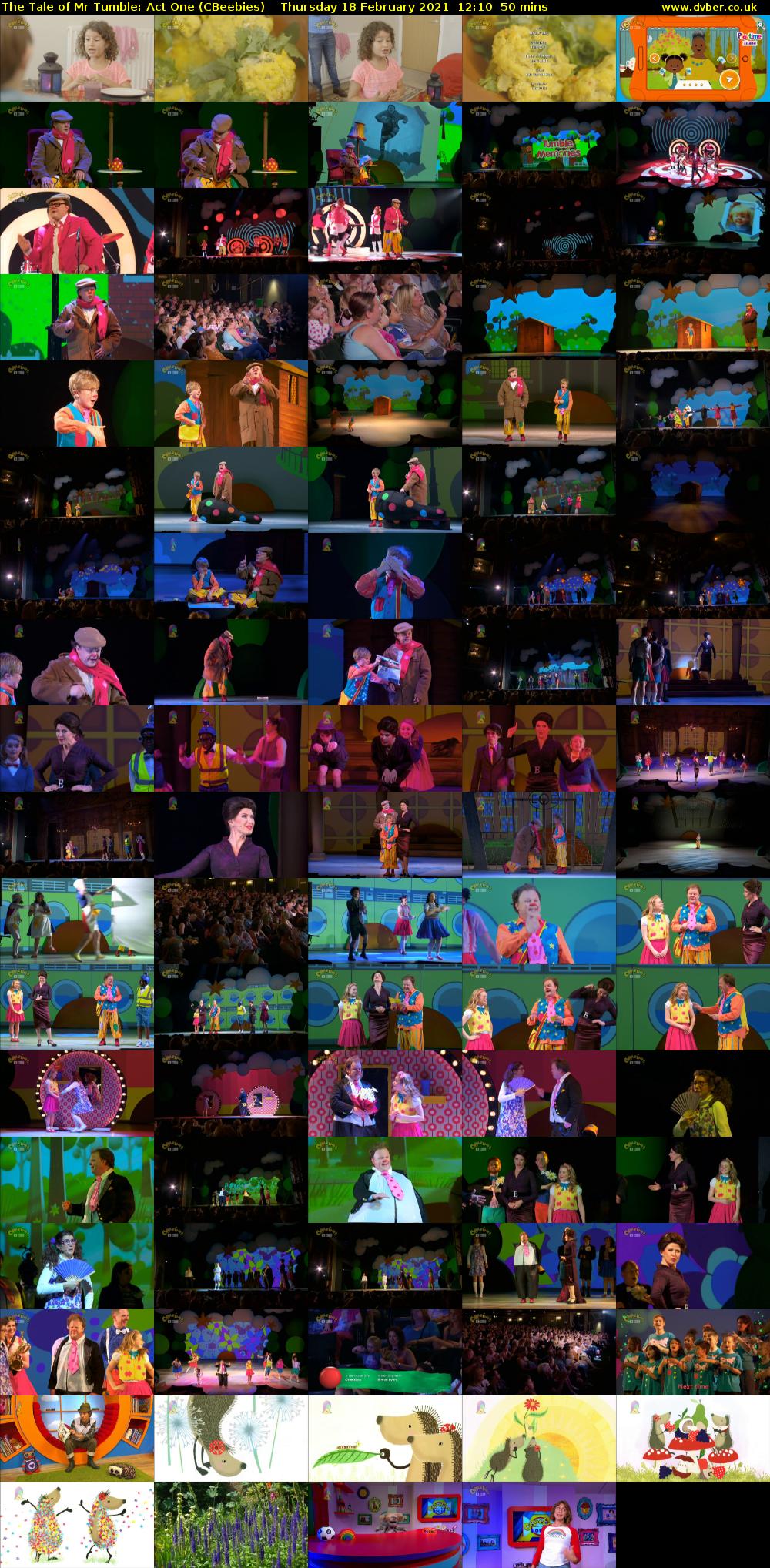 The Tale of Mr Tumble: Act One (CBeebies) Thursday 18 February 2021 12:10 - 13:00