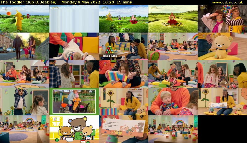 The Toddler Club (CBeebies) Monday 9 May 2022 10:20 - 10:35