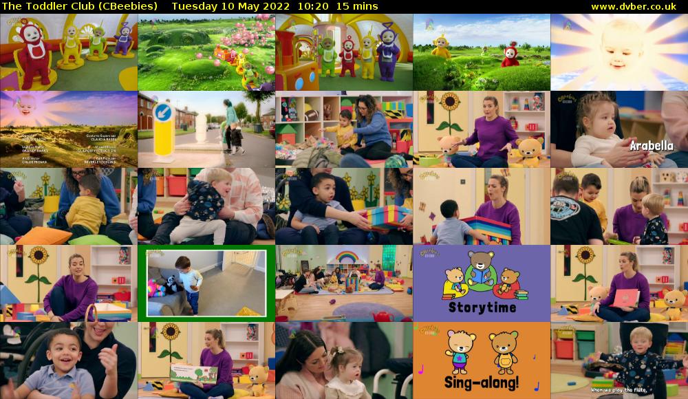 The Toddler Club (CBeebies) Tuesday 10 May 2022 10:20 - 10:35