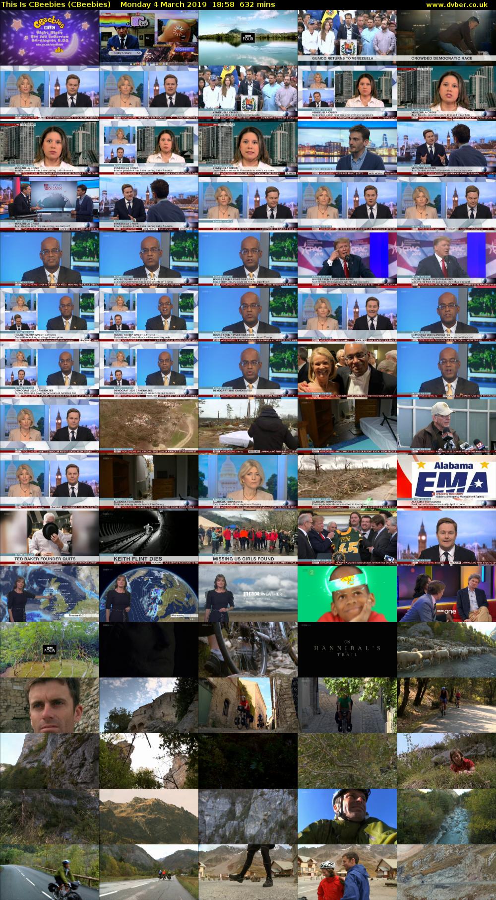 This Is CBeebies (CBeebies) Monday 4 March 2019 18:58 - 05:30