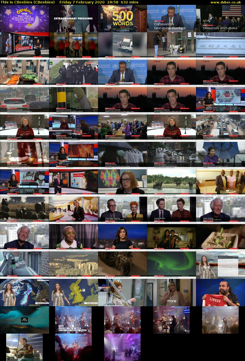 This Is CBeebies (CBeebies) Friday 7 February 2020 18:58 - 05:30