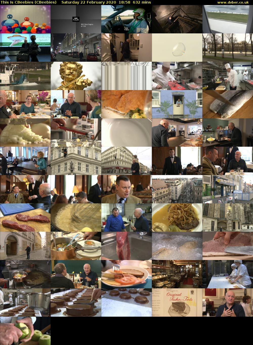 This Is CBeebies (CBeebies) Saturday 22 February 2020 18:58 - 05:30