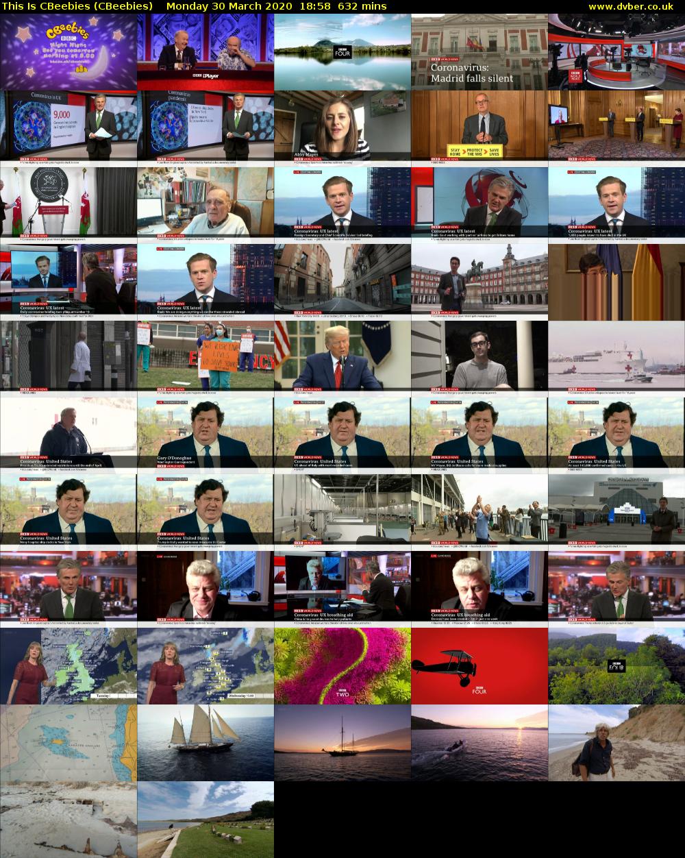 This Is CBeebies (CBeebies) Monday 30 March 2020 18:58 - 05:30