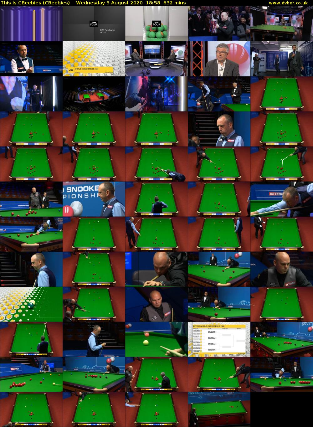 This Is CBeebies (CBeebies) Wednesday 5 August 2020 18:58 - 05:30