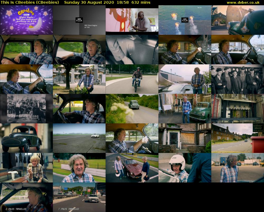 This Is CBeebies (CBeebies) Sunday 30 August 2020 18:58 - 05:30