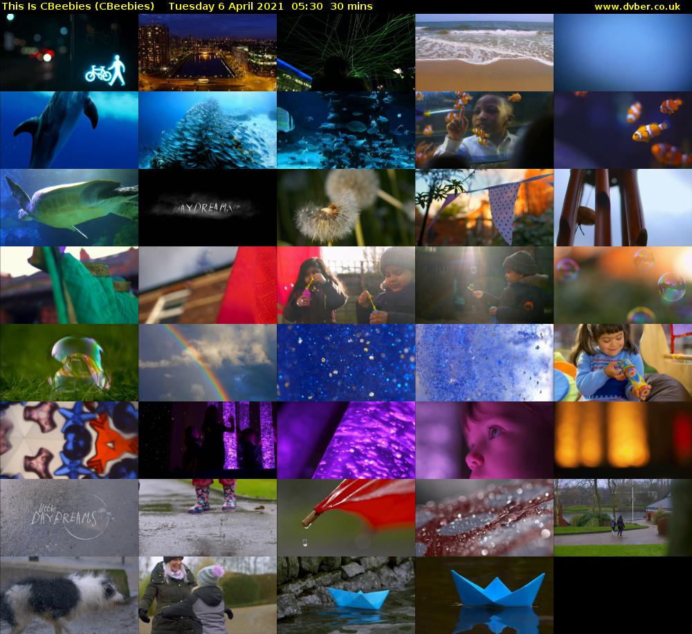 This Is CBeebies (CBeebies) Tuesday 6 April 2021 05:30 - 06:00