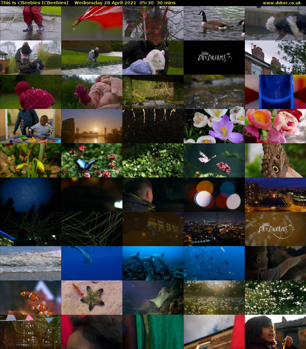 This Is CBeebies (CBeebies) Wednesday 28 April 2021 05:30 - 06:00