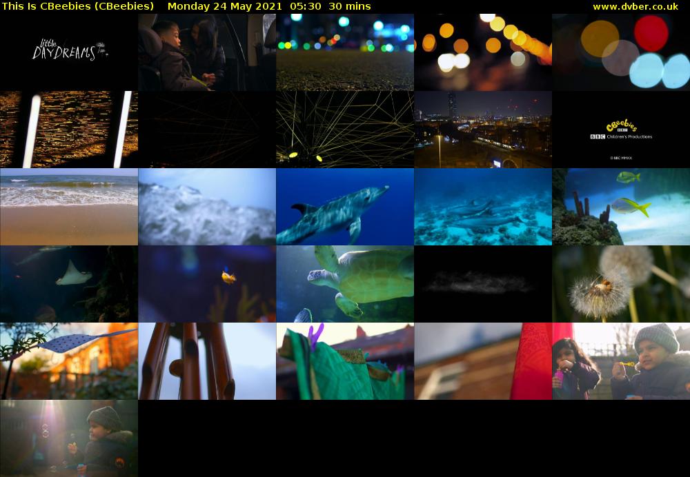 This Is CBeebies (CBeebies) Monday 24 May 2021 05:30 - 06:00