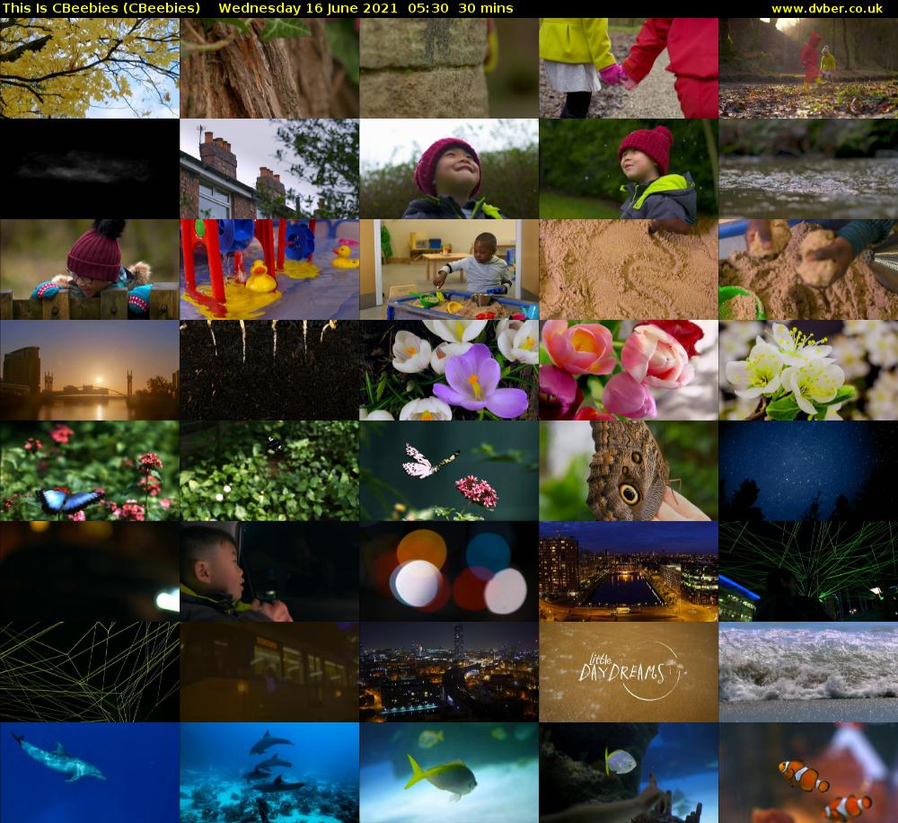 This Is CBeebies (CBeebies) Wednesday 16 June 2021 05:30 - 06:00