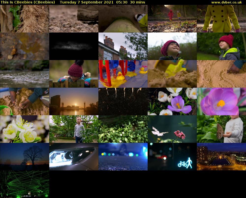 This Is CBeebies (CBeebies) Tuesday 7 September 2021 05:30 - 06:00