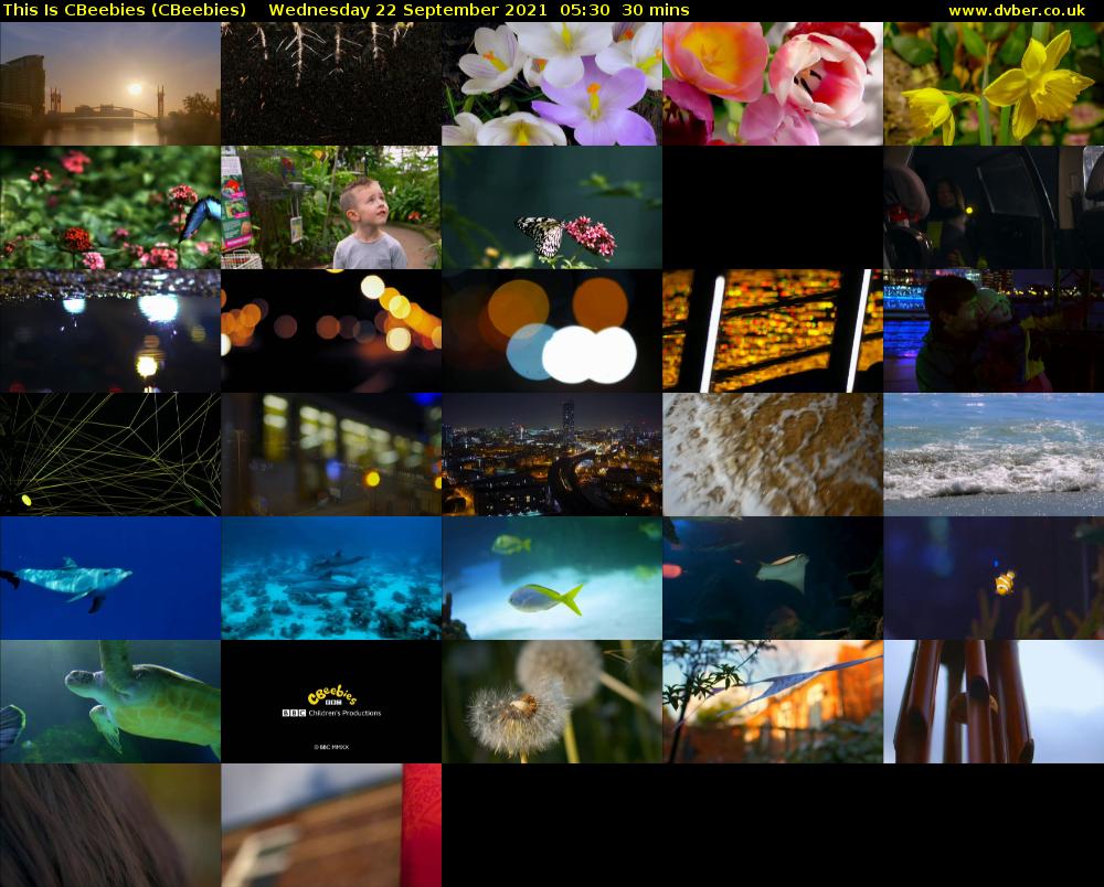 This Is CBeebies (CBeebies) Wednesday 22 September 2021 05:30 - 06:00