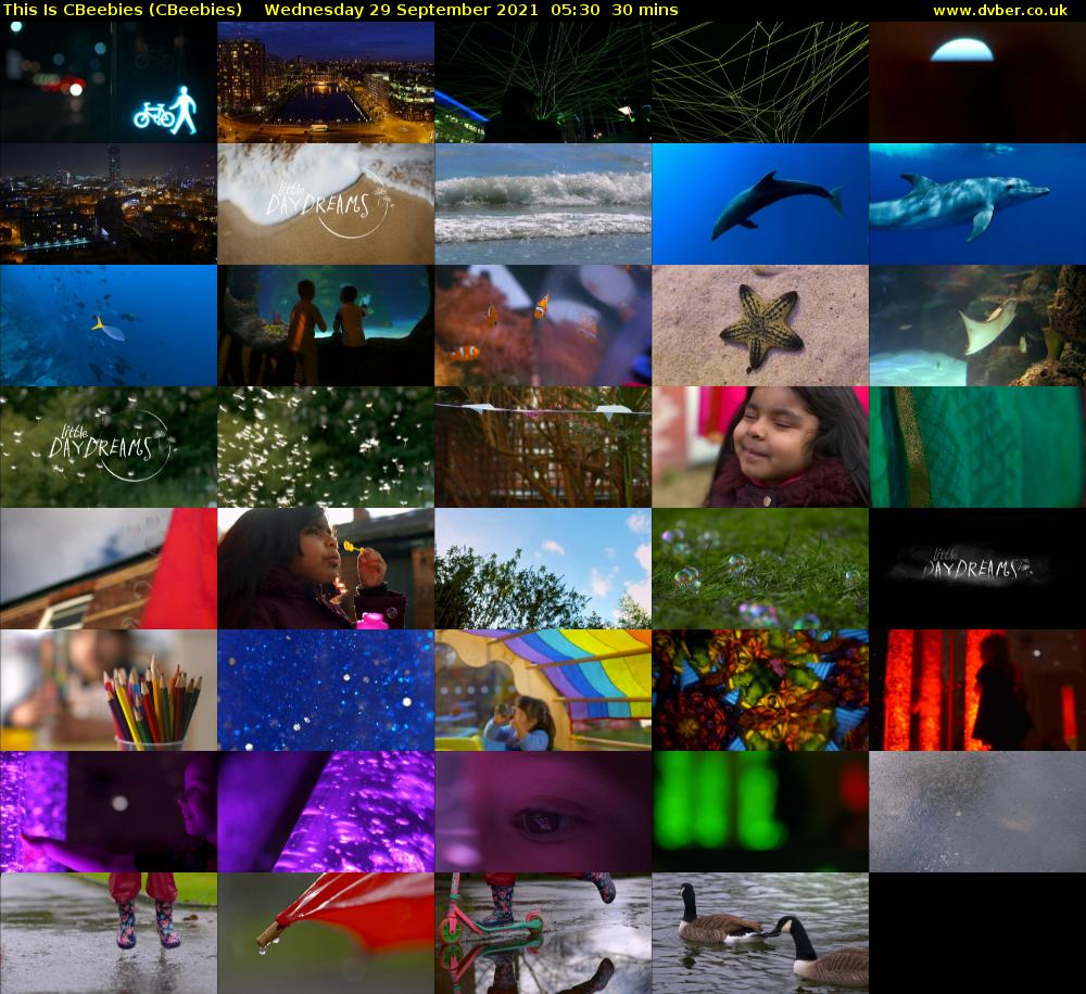 This Is CBeebies (CBeebies) Wednesday 29 September 2021 05:30 - 06:00