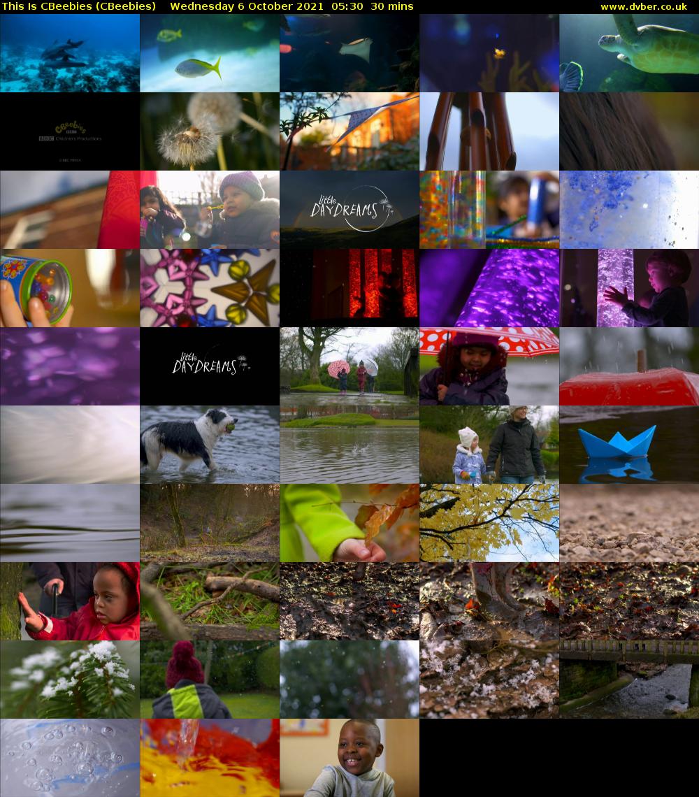 This Is CBeebies (CBeebies) Wednesday 6 October 2021 05:30 - 06:00