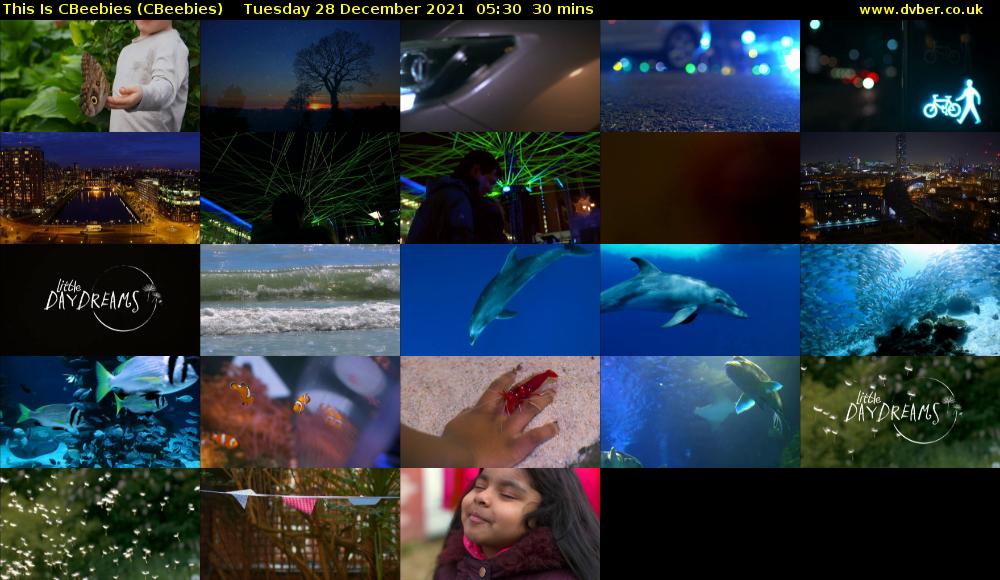 This Is CBeebies (CBeebies) Tuesday 28 December 2021 05:30 - 06:00