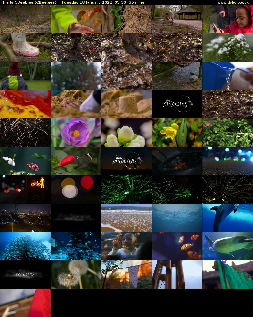 This Is CBeebies (CBeebies) Tuesday 18 January 2022 05:30 - 06:00