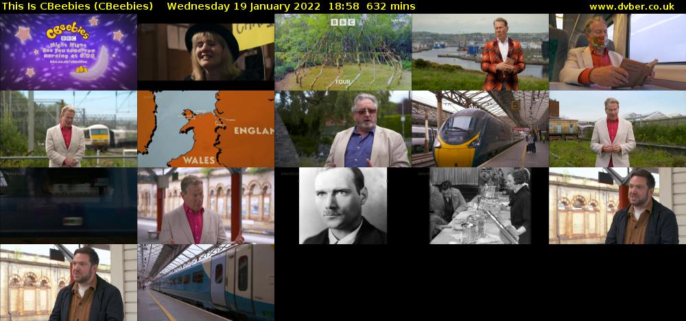 This Is CBeebies (CBeebies) Wednesday 19 January 2022 18:58 - 05:30