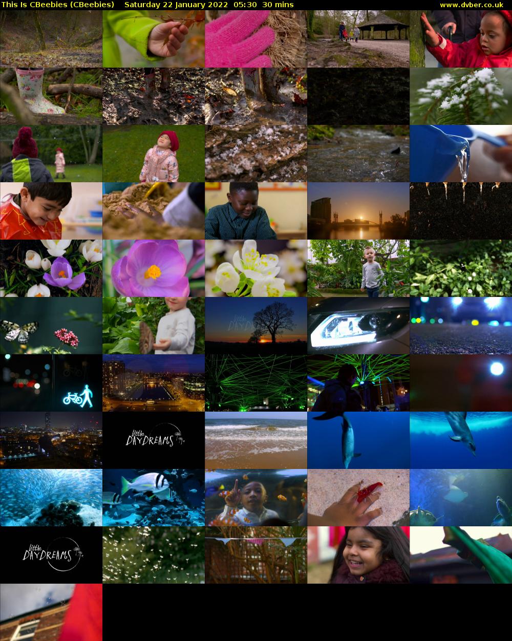 This Is CBeebies (CBeebies) Saturday 22 January 2022 05:30 - 06:00