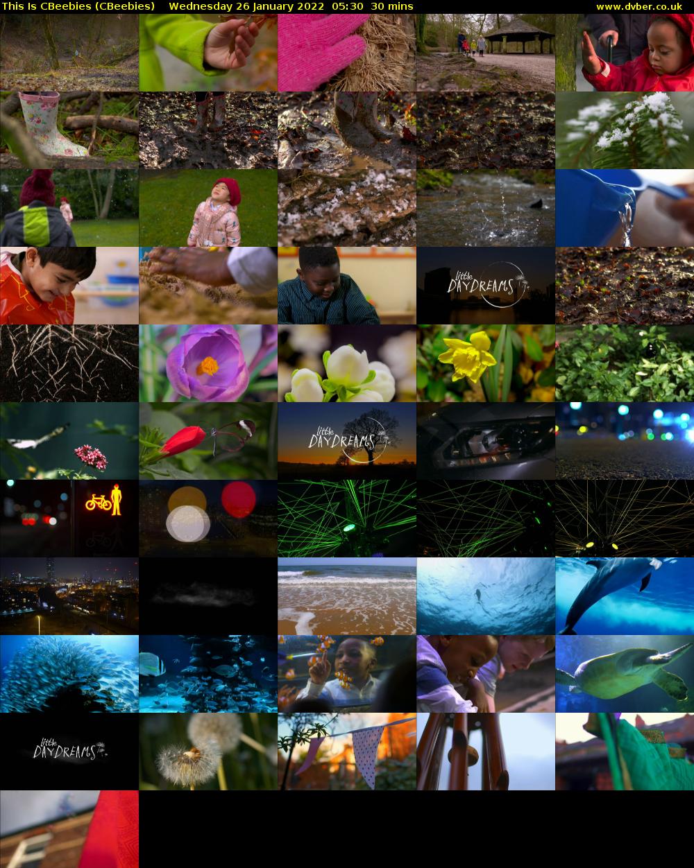 This Is CBeebies (CBeebies) Wednesday 26 January 2022 05:30 - 06:00