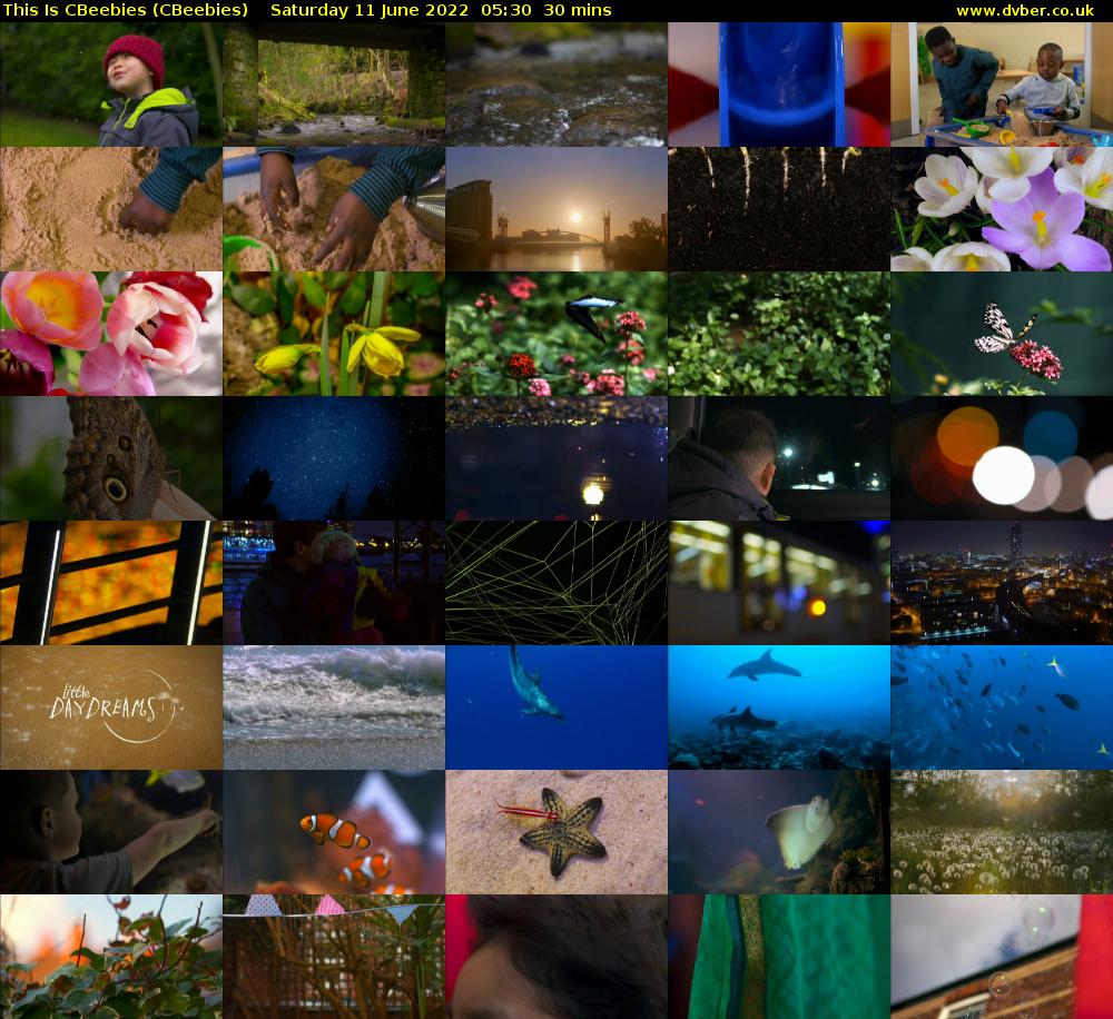 This Is CBeebies (CBeebies) Saturday 11 June 2022 05:30 - 06:00