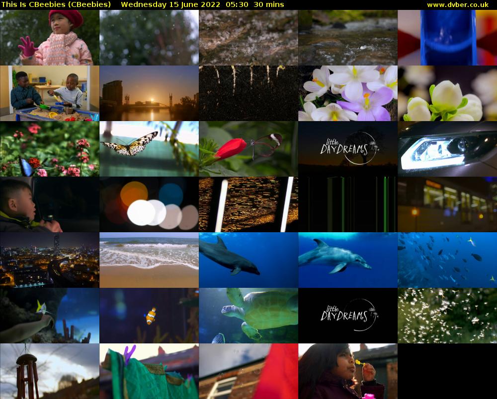 This Is CBeebies (CBeebies) Wednesday 15 June 2022 05:30 - 06:00