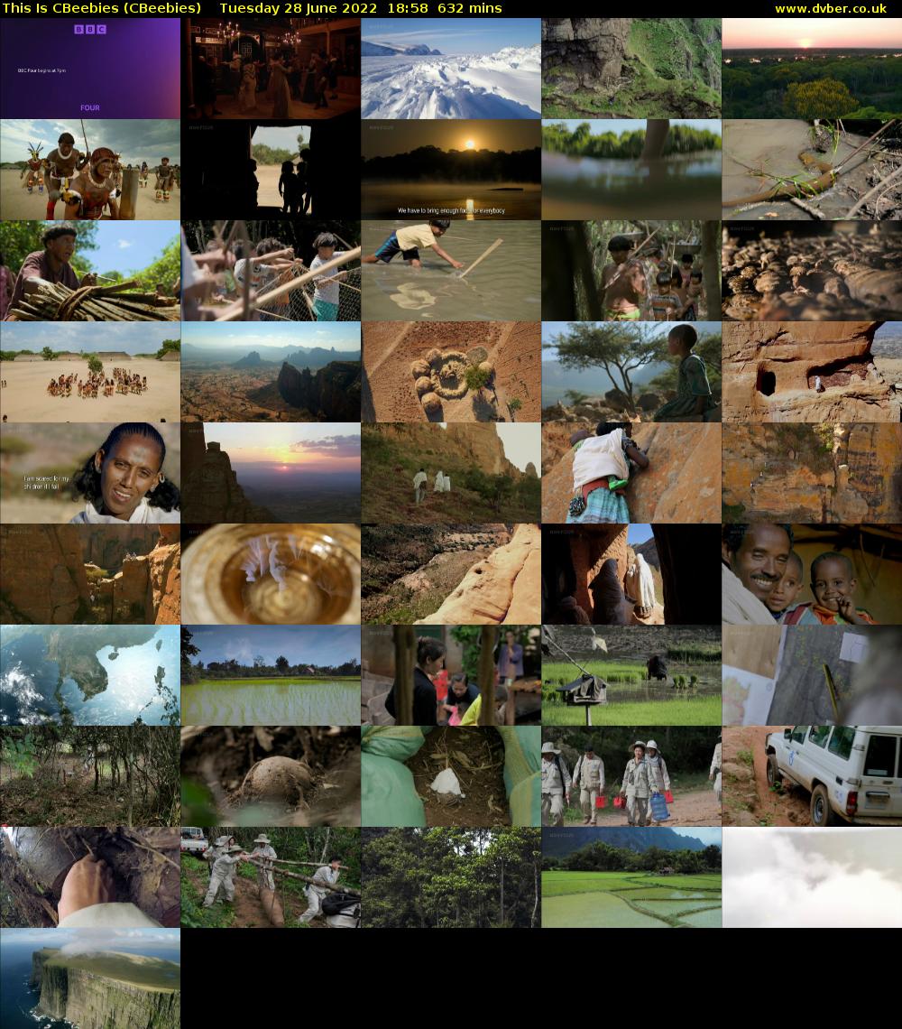 This Is CBeebies (CBeebies) Tuesday 28 June 2022 18:58 - 05:30