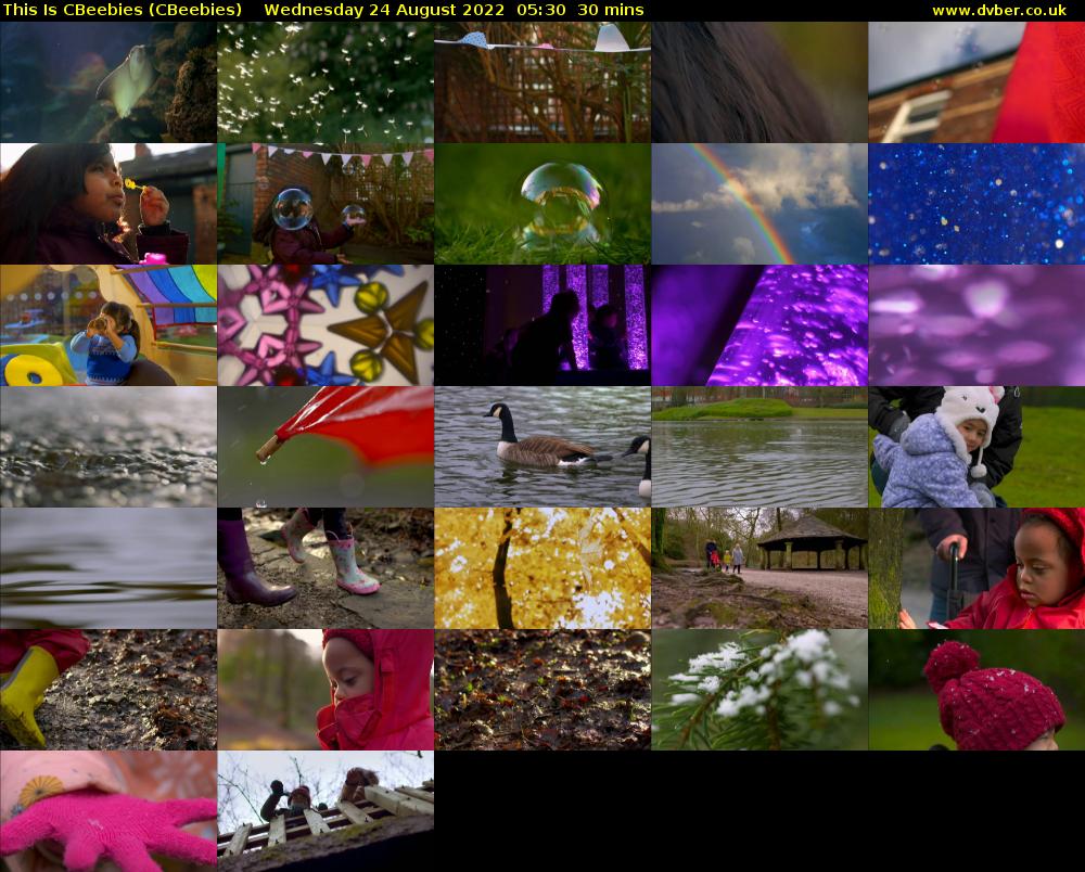 This Is CBeebies (CBeebies) Wednesday 24 August 2022 05:30 - 06:00