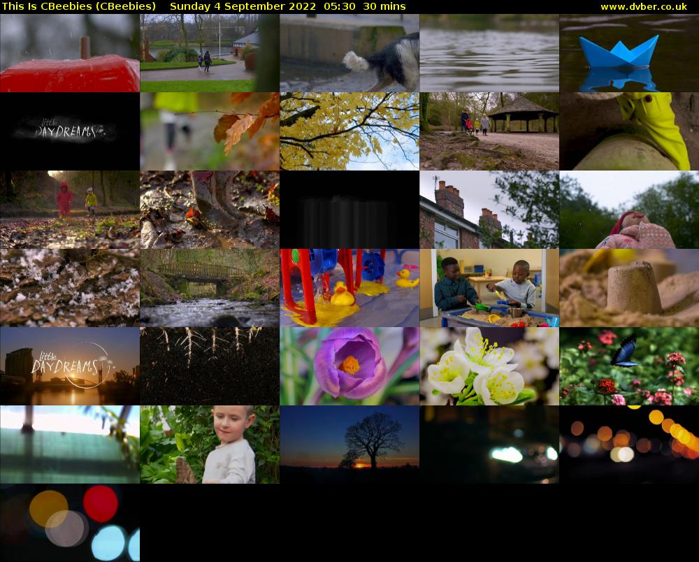 This Is CBeebies (CBeebies) Sunday 4 September 2022 05:30 - 06:00