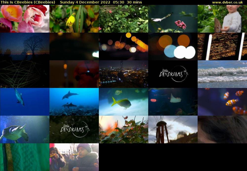 This Is CBeebies (CBeebies) Sunday 4 December 2022 05:30 - 06:00