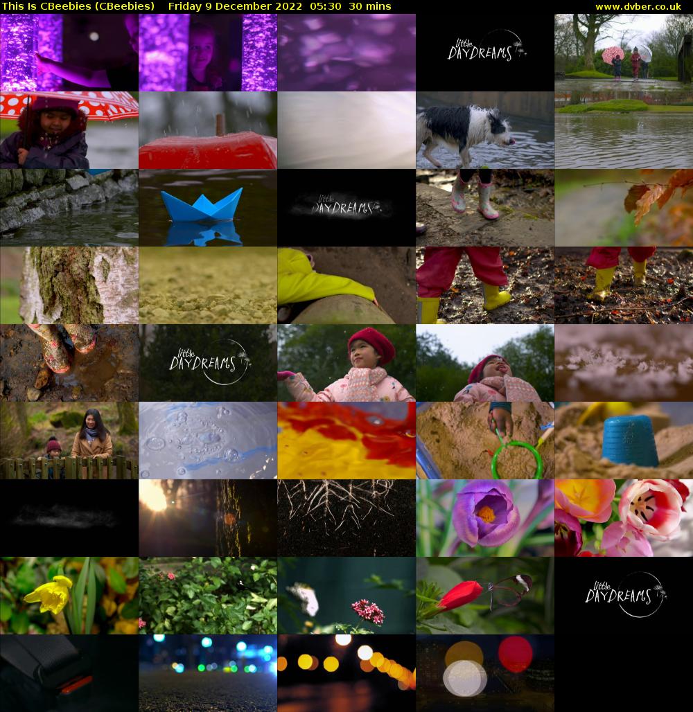 This Is CBeebies (CBeebies) Friday 9 December 2022 05:30 - 06:00