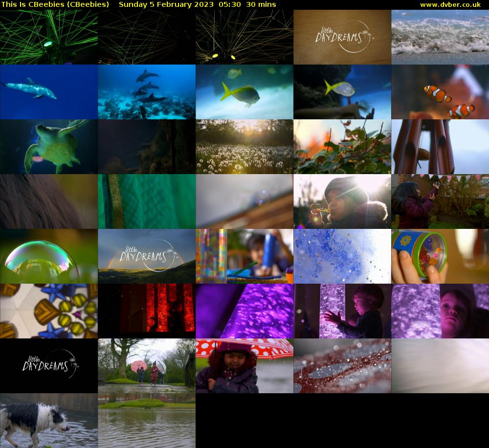 This Is CBeebies (CBeebies) Sunday 5 February 2023 05:30 - 06:00