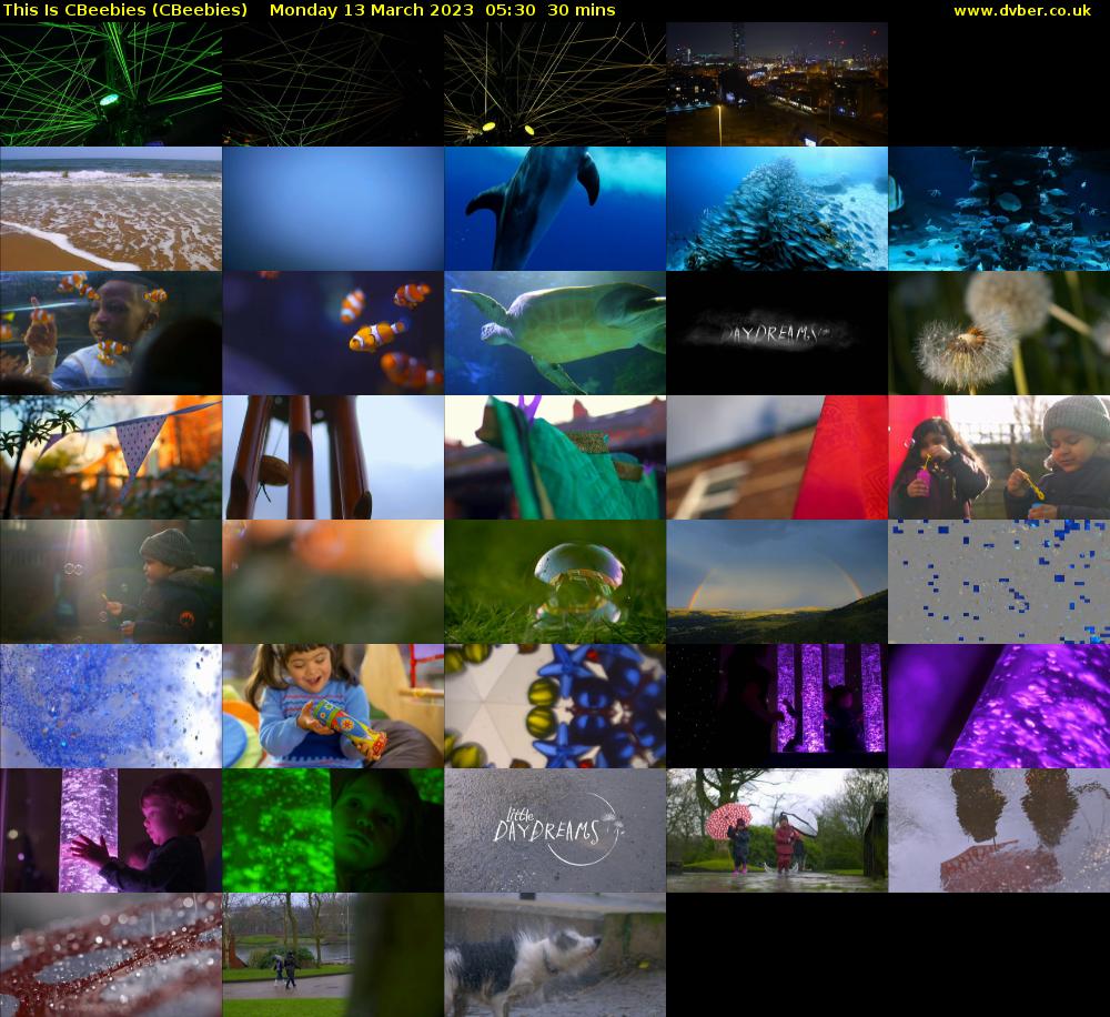 This Is CBeebies (CBeebies) Monday 13 March 2023 05:30 - 06:00