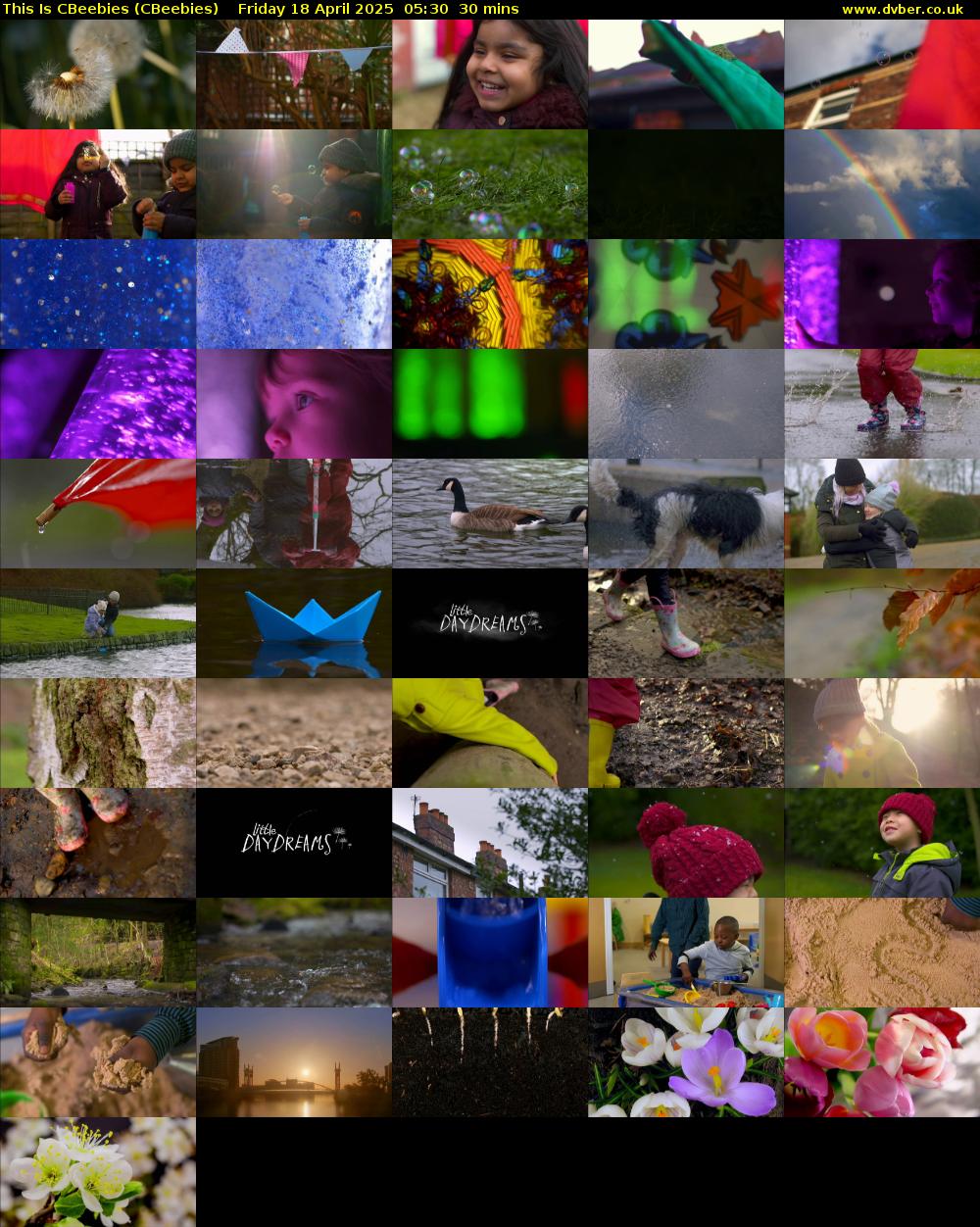 This Is CBeebies (CBeebies) Friday 18 April 2025 05:30 - 06:00