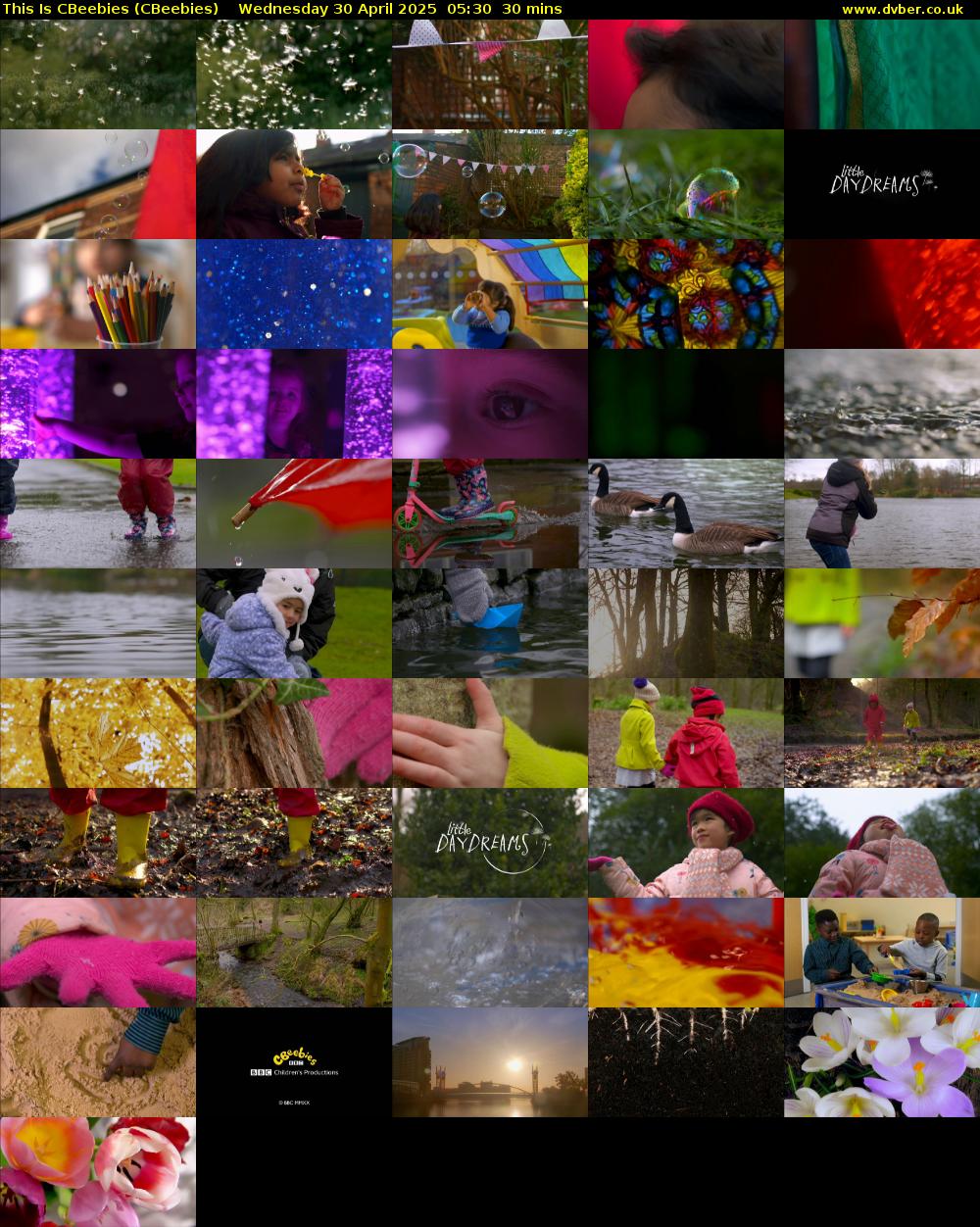 This Is CBeebies (CBeebies) Wednesday 30 April 2025 05:30 - 06:00