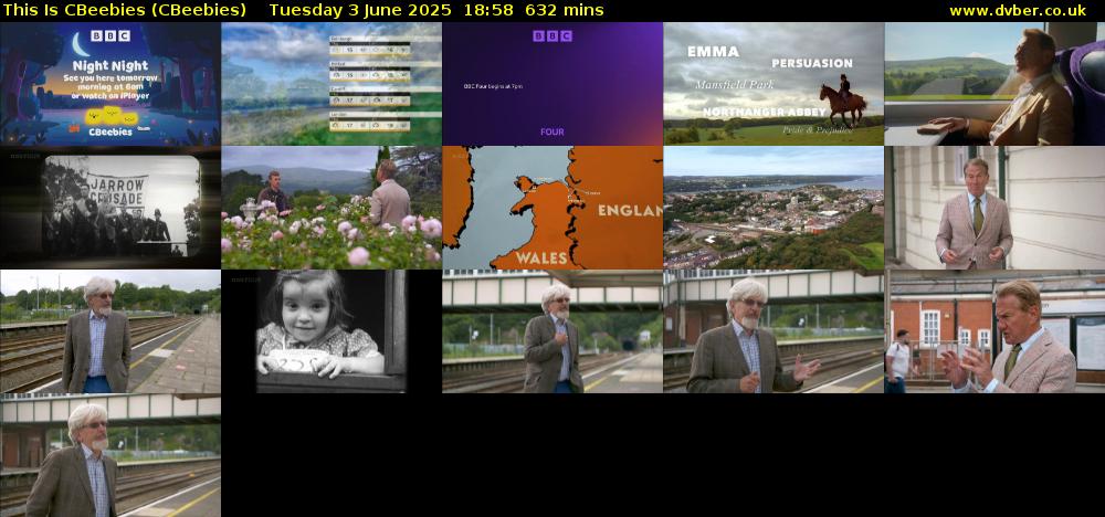 This Is CBeebies (CBeebies) Tuesday 3 June 2025 18:58 - 05:30