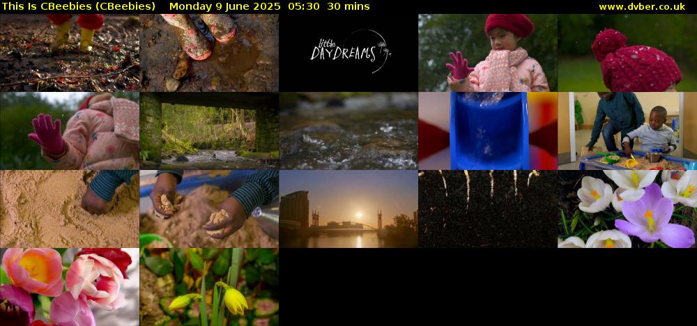 This Is CBeebies (CBeebies) Monday 9 June 2025 05:30 - 06:00