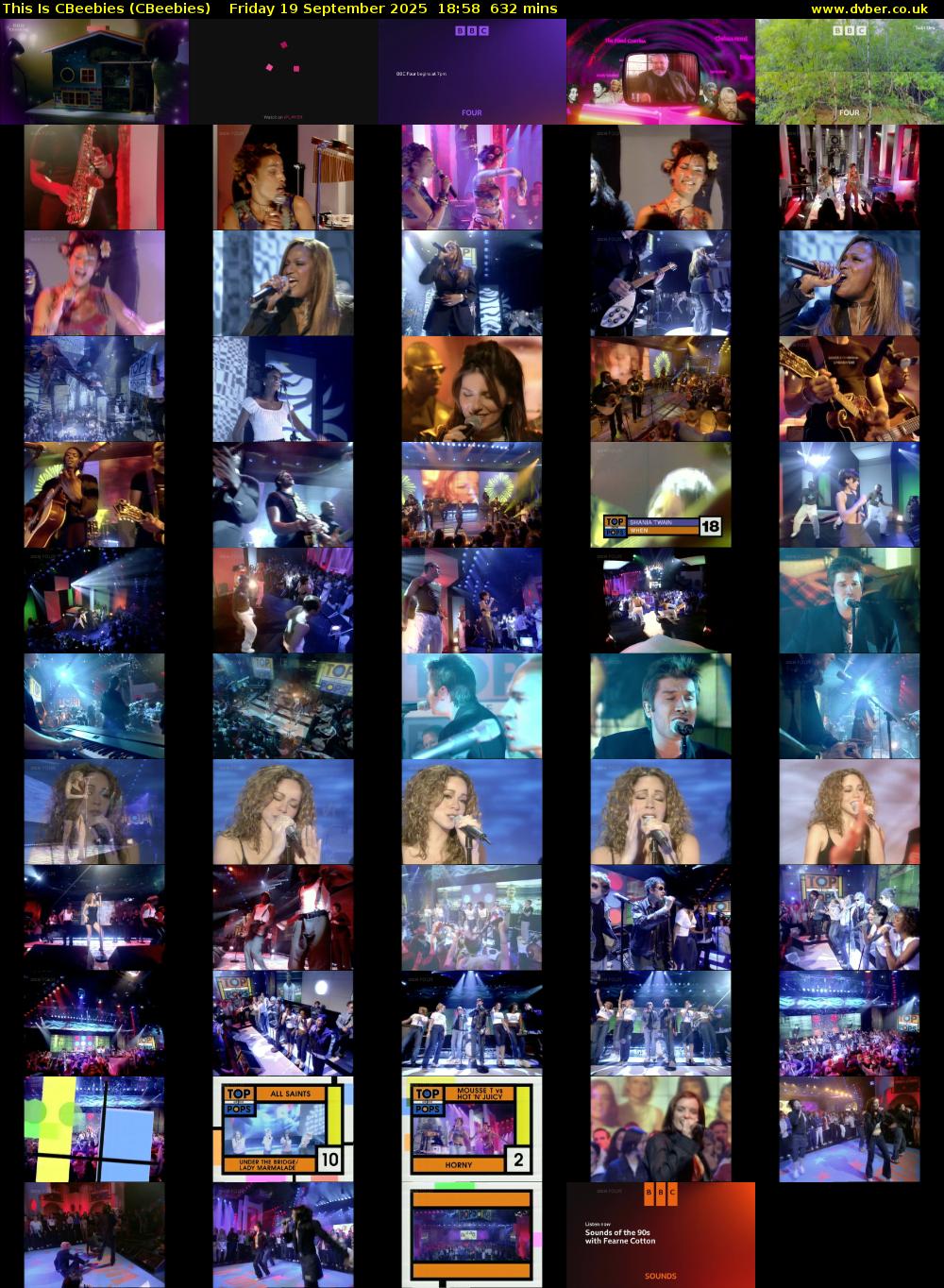 This Is CBeebies (CBeebies) Friday 19 September 2025 18:58 - 05:30