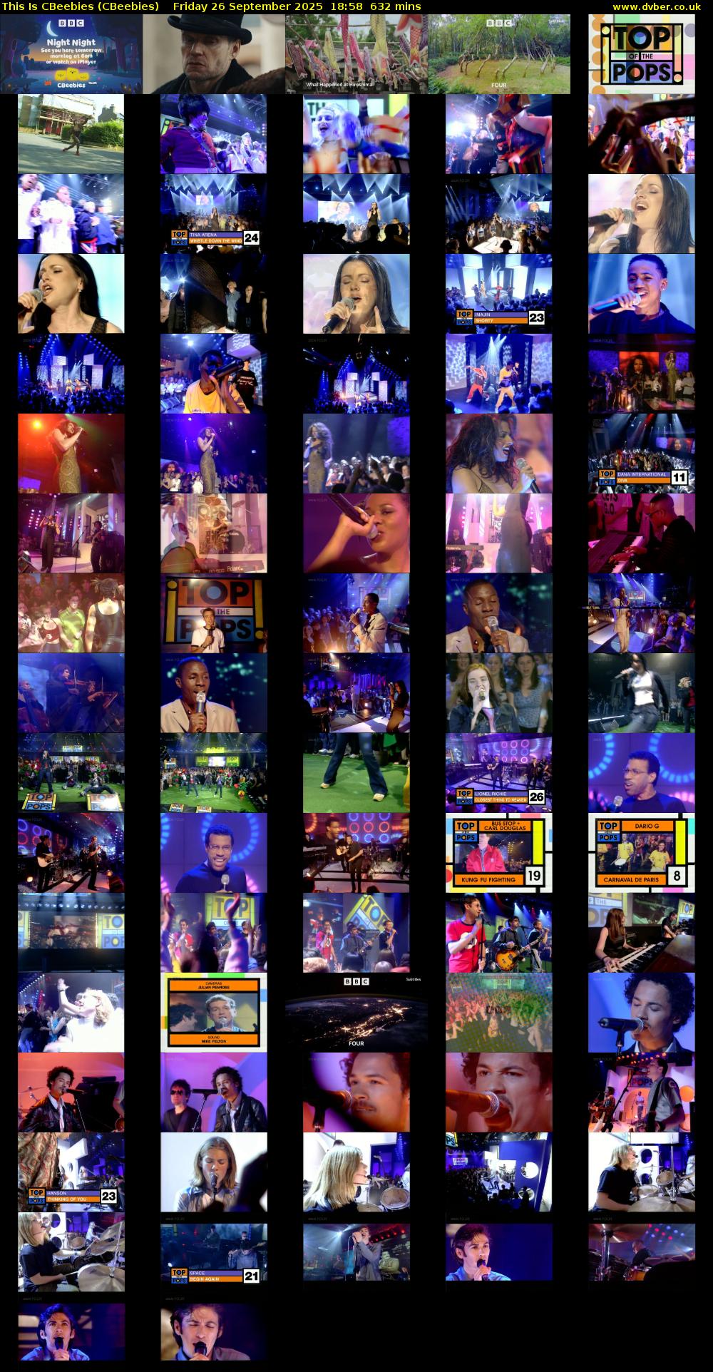 This Is CBeebies (CBeebies) Friday 26 September 2025 18:58 - 05:30