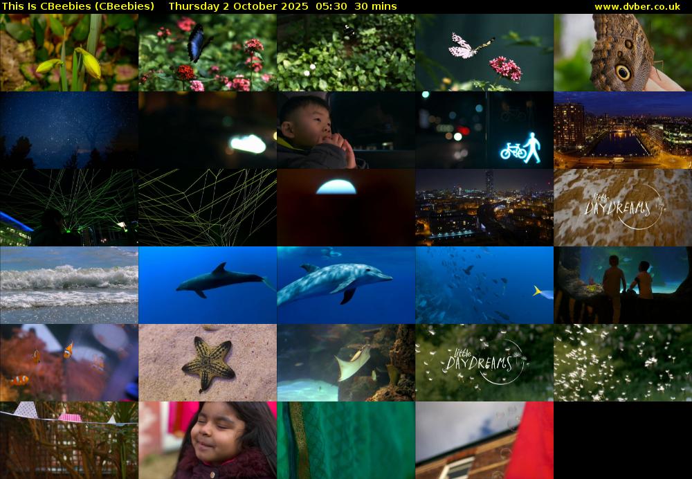 This Is CBeebies (CBeebies) Thursday 2 October 2025 05:30 - 06:00