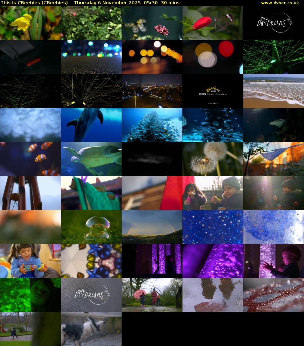 This Is CBeebies (CBeebies) Thursday 6 November 2025 05:30 - 06:00