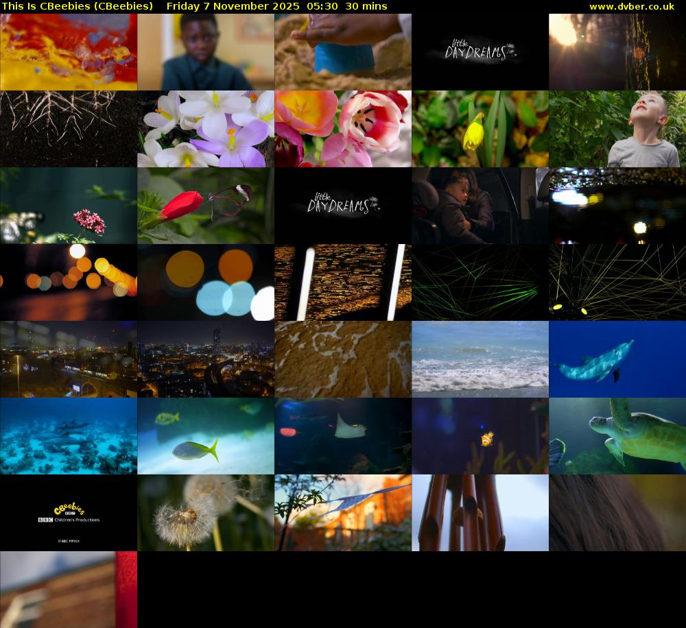 This Is CBeebies (CBeebies) Friday 7 November 2025 05:30 - 06:00