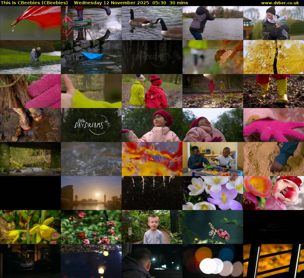 This Is CBeebies (CBeebies) Wednesday 12 November 2025 05:30 - 06:00