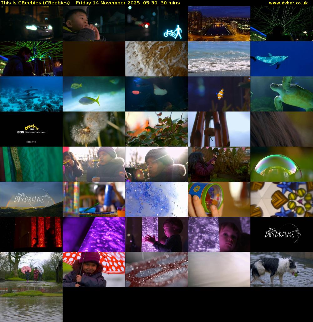 This Is CBeebies (CBeebies) Friday 14 November 2025 05:30 - 06:00