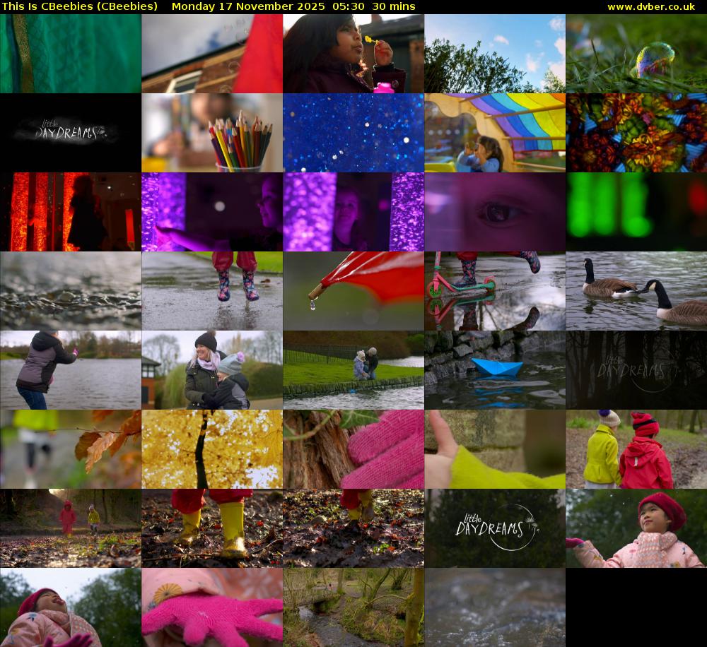 This Is CBeebies (CBeebies) Monday 17 November 2025 05:30 - 06:00