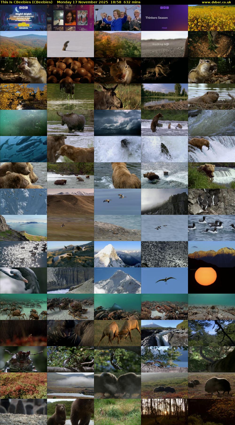 This Is CBeebies (CBeebies) Monday 17 November 2025 18:58 - 05:30